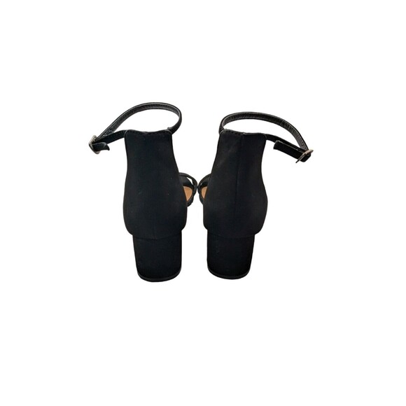 Women's City Classified Open Toe Block Heel Sandal Sz. 8 Black Ankle Strap EUC - Picture 8 of 12